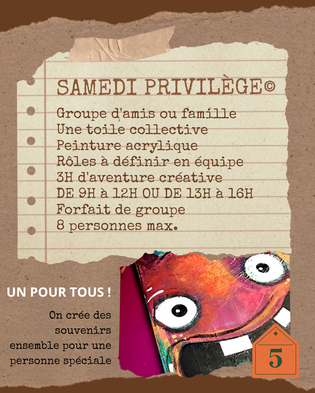 Samedi Privilège - Atelier des Arts