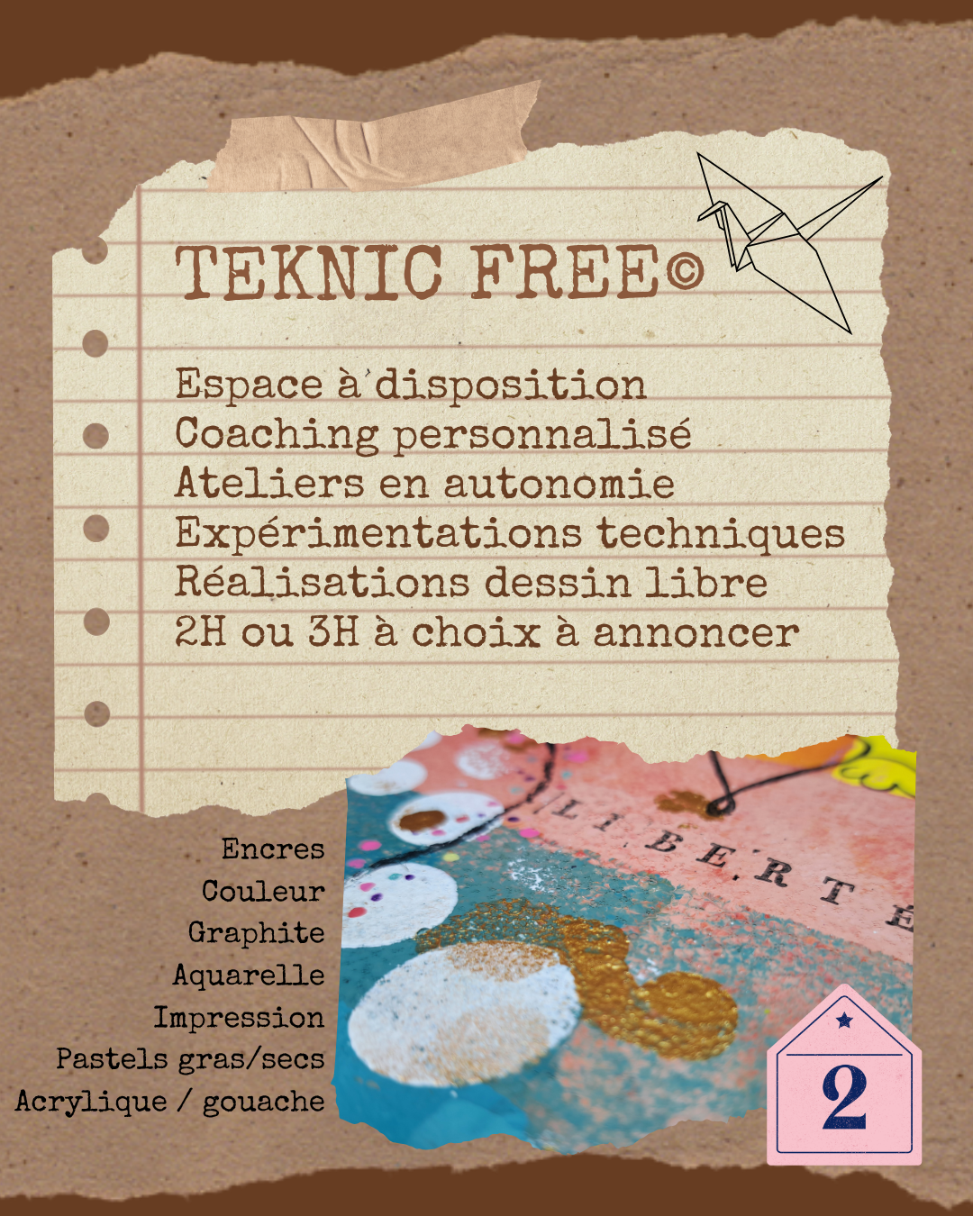 Teknic Free - Atelier des Arts